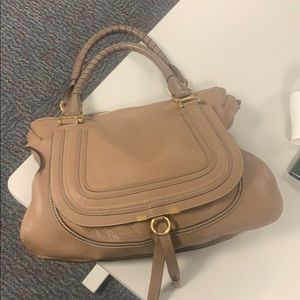 Large Chloé Marcie Shoulder Bag - Nut. W/ dust bag
